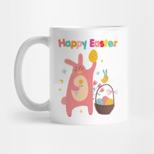 Happy easter with bunny Mug